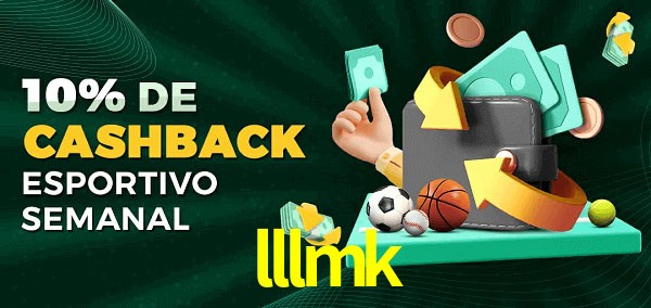 10% de bônus de cashback na lllmk